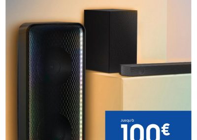 SAMSUNG – ENCEINTE ET BARRE DE SON